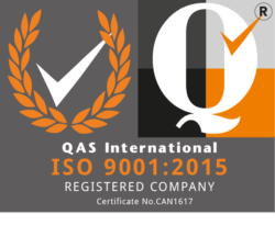 QAS International ISO 9001:2015 - Quality Assurance Logo