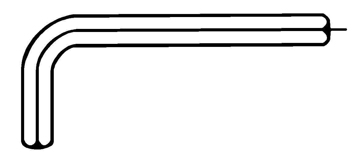 Allen key clearance drawing