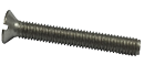 DIN 963 Slotted Flat Head Machine Screw - A2 Stainless