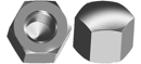 DIN 917 Hex Cap Nut - Plated/Stainless